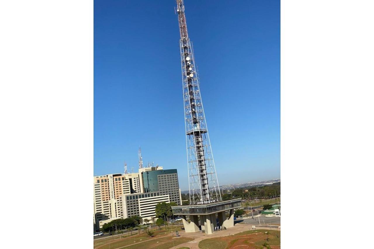 Flat Encantador No 7º Com Vista Pra Torre De Tv บราซิเลีย ภายนอก รูปภาพ